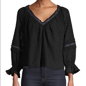 Free People Darcy Eyelet Blouse